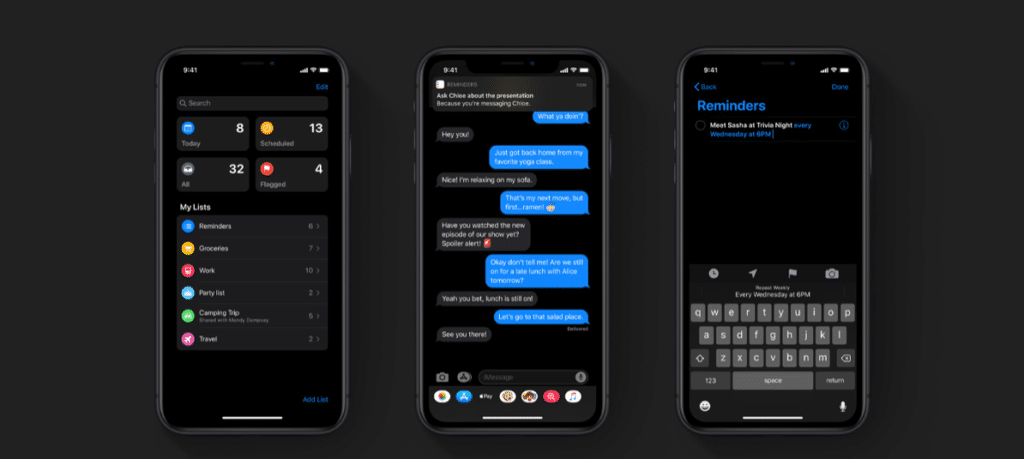 iOS 13 New Reminders App