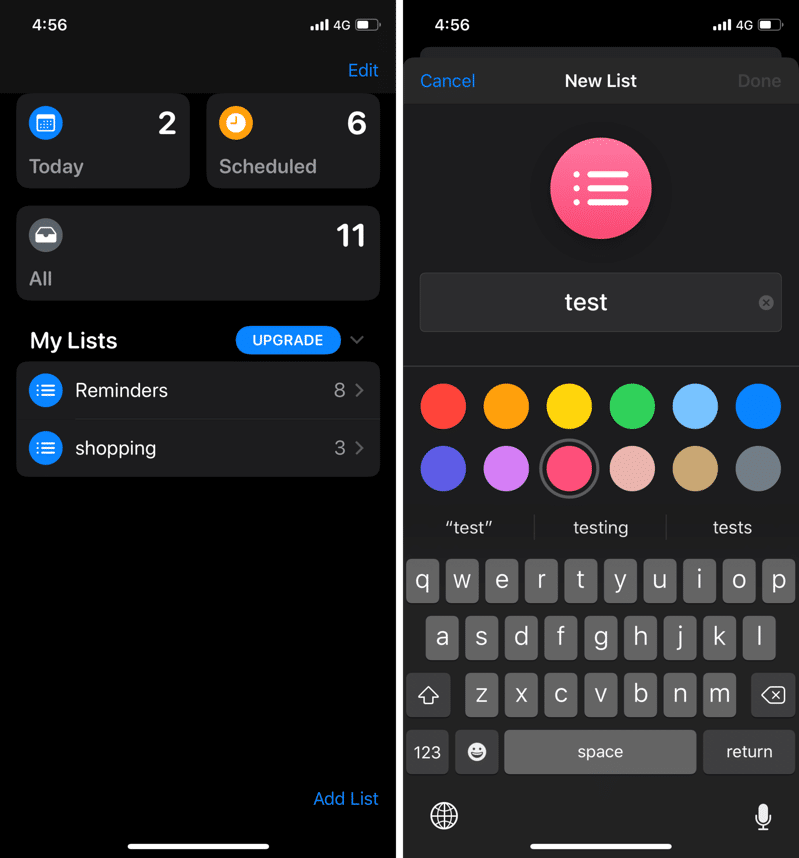 iOS 13 Reminders App Hands on 2