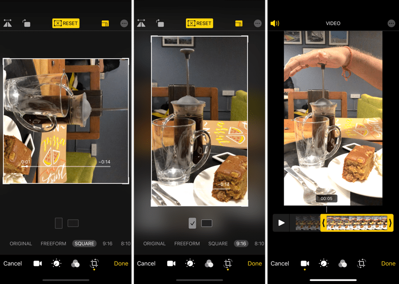 iOS 13 Video Editor