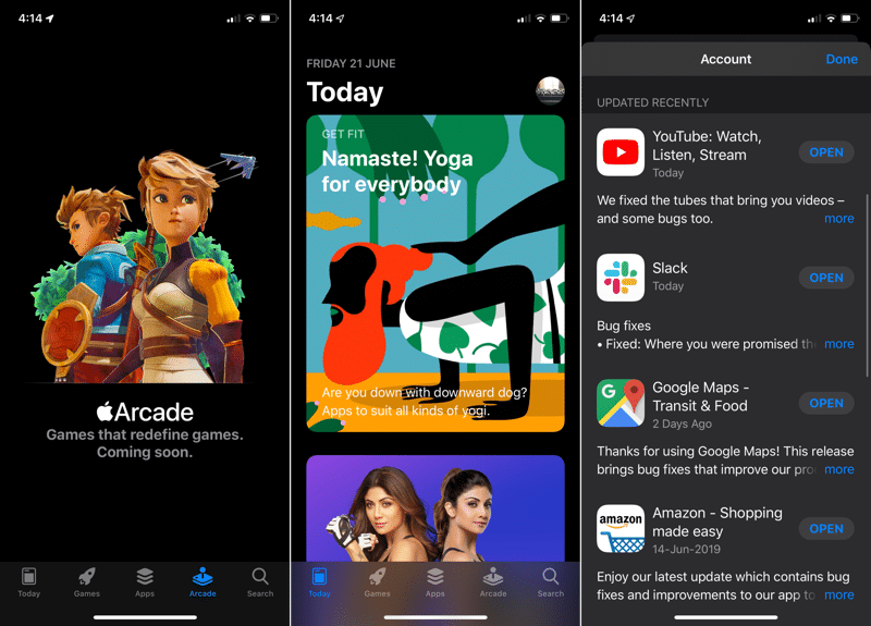 iOS 13 App Updates Section 1