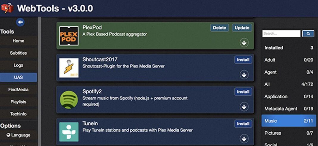 installing webtools plex installing webtools plex