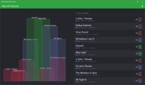 wifi analyzer window