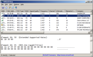 wifi analyzer window