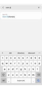 add word to android dictionary