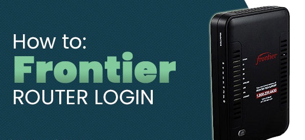 how to log into frontier router