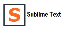 Sublime Text.