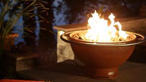 natural gas fire pit