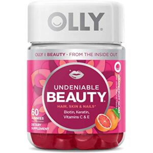 Runner-Up, Best Overall: Olly Undeniable Beauty Hair, Skin & Nail Gummy 