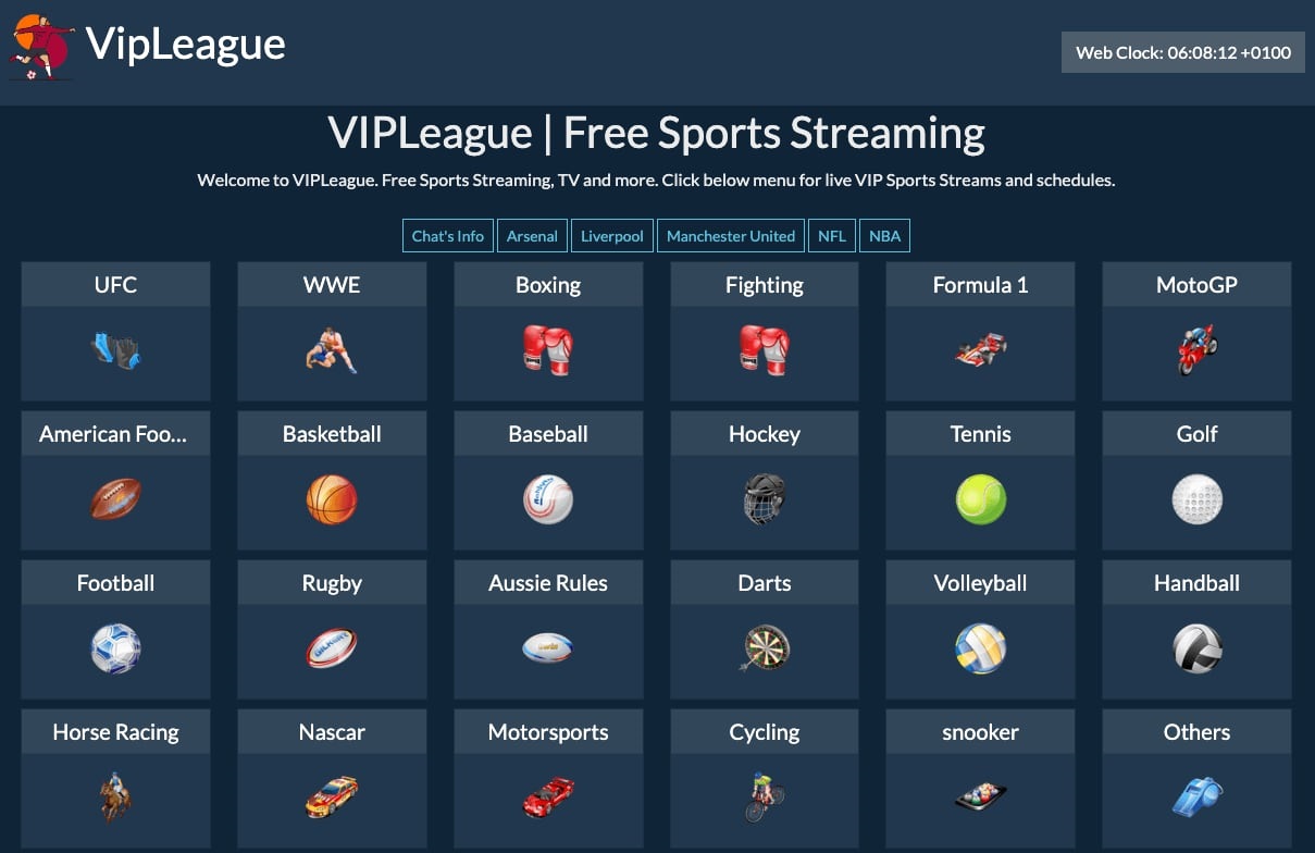 best streaming sites for sports for free