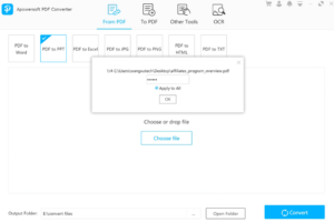 Apowersoft PDF Converter