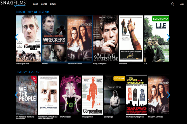 SnagFilms Alternatives 30 Sites To Watch Free Online Movies